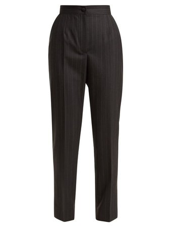 Pinstripe high-rise trousers | Dolce & Gabbana | MATCHESFASHION.COM