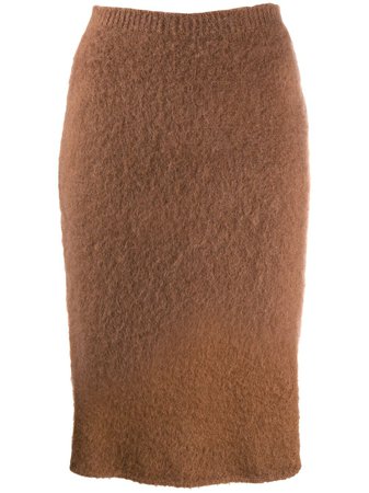 Versace Fluffy Pencil Skirt