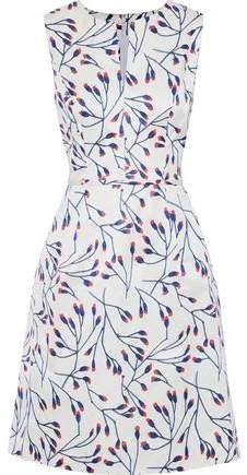 Printed Cotton And Silk-blend Dress