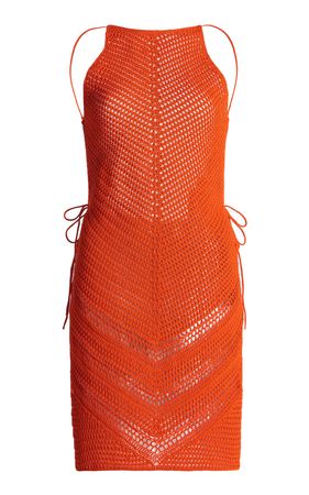 Crocheted Open-Back Mini Dress By Bottega Veneta | Moda Operandi