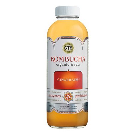 G.T.'s Enlightened Gingerade Organic Vegan Raw Kombucha - 16 fl oz Bottle
