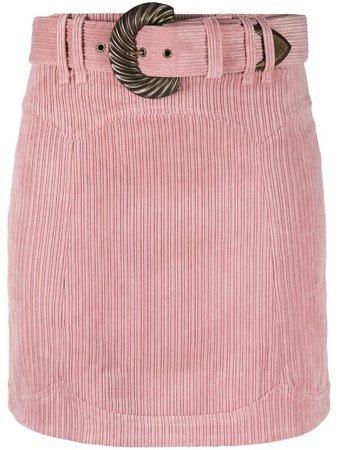 For Love And Lemons corduroy belted skirt - FARFETCH