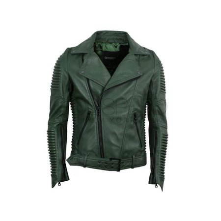 green mens moto jacket - Google Search