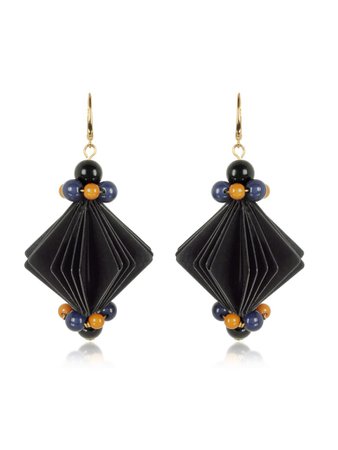 Marni Marni Plastic Earrings W/beads - Black - 10783737 | italist