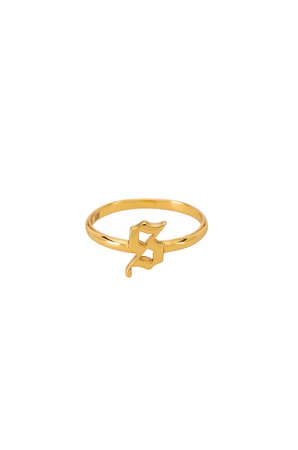 The Gothic Letter S Ring
