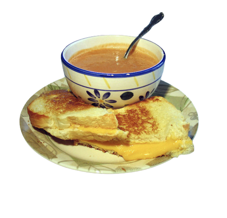 grilled sandwich and tomato soup