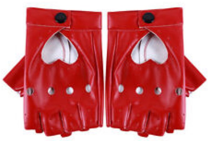 Red Leather Gloves