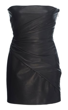 large_versace-black-strapless-leather-dress.jpg (1598×2560)