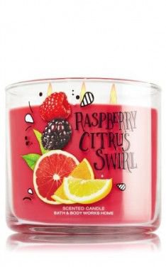 Raspberry Citrus Swirl Candle