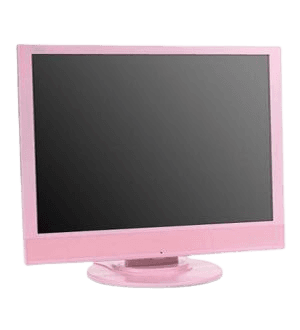 Pink Computer Monitor