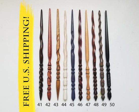 Pick your magic wand magic wands custom wands wood wands | Etsy