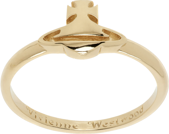VIVIENNE WESTWOOD Gold Carmen Ring
