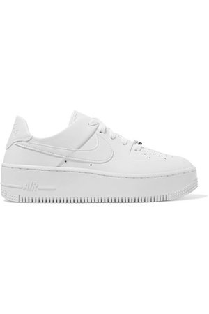 Nike | Nike Air Force 1 Sage textured-leather sneakers | NET-A-PORTER.COM