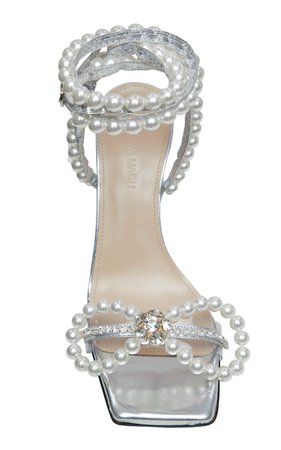Pearl Embellished Sandals By Mach & Mach | Moda Operandi