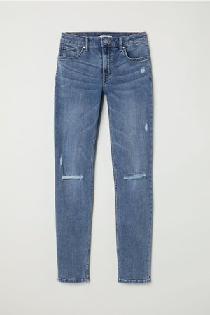 Skinny Regular Jeans - Denim blue - Ladies | H&M US
