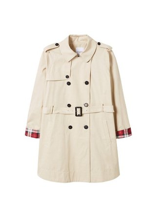 Violeta BY MANGO Classic belted trench