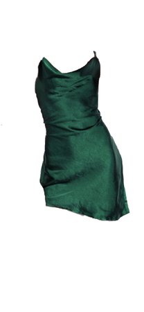 green cami dress