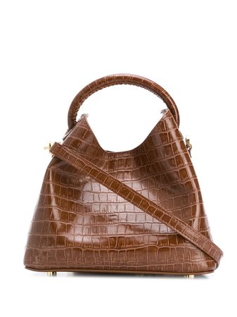 Elleme Baozi Croc-Embossed Shoulder Bag Aw20 | Farfetch.Com