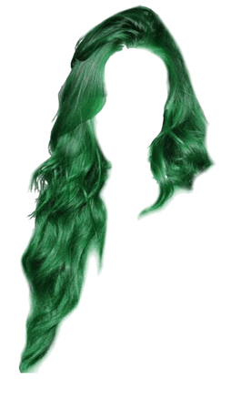 green hair