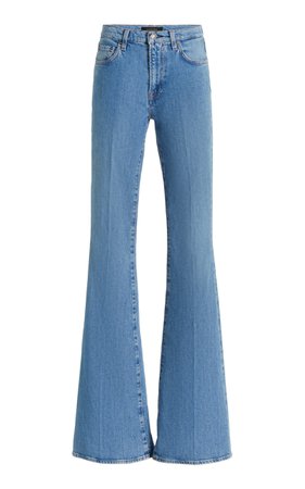 Ursula Rigid High-Rise Flared-Leg Jeans By Made In Tomboy | Moda Operandi