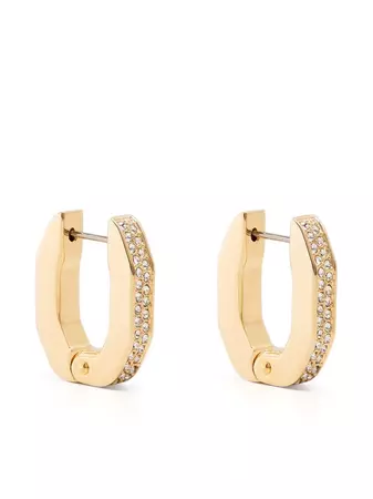 Swarovski Dextera Crystal Embellished Hoop Earrings - Farfetch