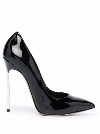 Casadei Blade pointed-toe Leather Pumps - Farfetch