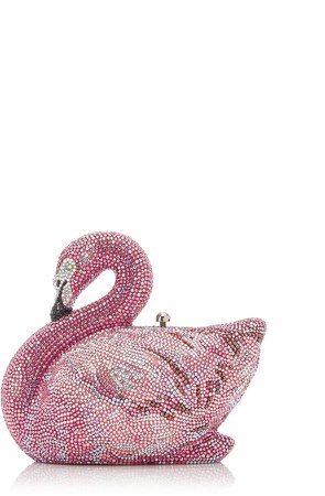 Judith Leiber Couture Flamingo Crystal Clutch