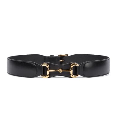 Horsebit Leather Belt | Gucci - Mytheresa