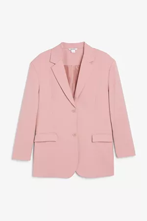 Oversized blazer - Pink - Blazers - Monki GB