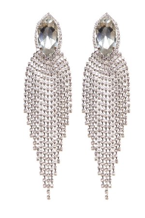 Red Carpet Moment Earrings - Silver | Fashion Nova, Jewelry | Fashion Nova