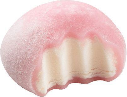 'Strawberry Mochi Sticker' Sticker by aesthetics and fun | Pink snacks, Japanese dessert, Strawberry mochi