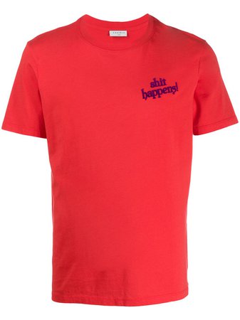 Sandro Paris t-shirt Shit Happens - Farfetch