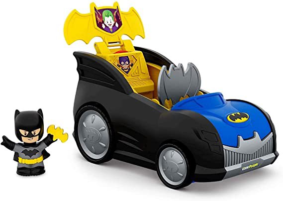 Amazon.com: Fisher-Price Little People DC Super Friends 2-in-1 Batmobile, Batman Vehicle and Playset for Toddler and Preschool Kids Ages 18 Months to 5 Years: Toys & Games