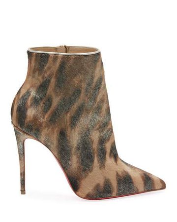 Christian Louboutin So Kate Hair Red Sole Booties