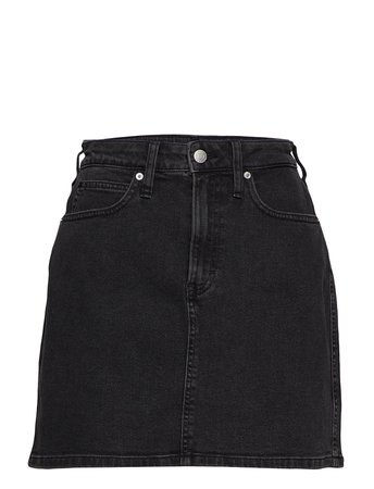 Calvin Klein Jeans Hr Mini Skirt (Allis Black) (49.45 €) - Calvin Klein Jeans - | Boozt.com