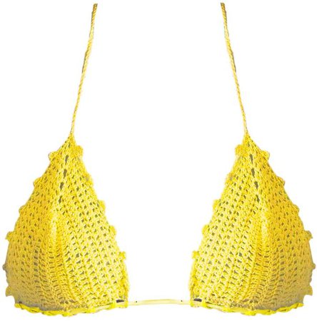 Crokini Swim - Mahakam Bikini Top In Yellow