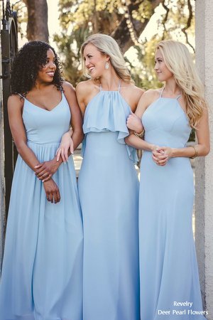 Light Blue Bridesmaids Dress