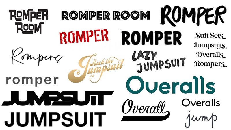 Romper, Jumpsuit, Overalls Words