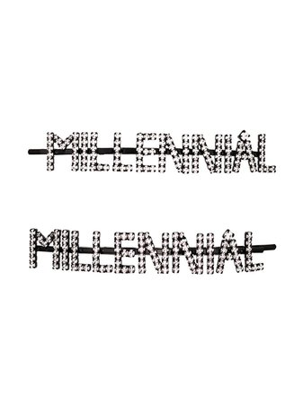 Ashley Williams Millennial Crystal Hair Pins - Farfetch