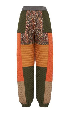 Patchwork Shell Trousers By Etro | Moda Operandi
