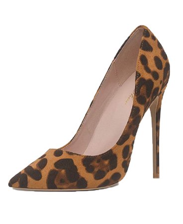 Amazon Genshuo cheetah print heel
