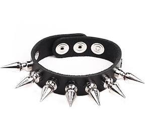 Spiked Leather Cuff