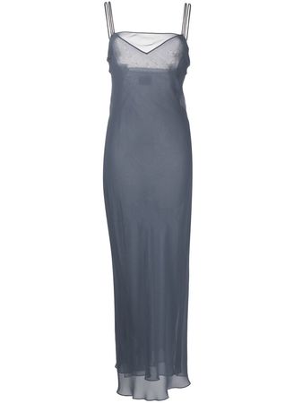 KHAITE double-layered Maxi Dress - Farfetch