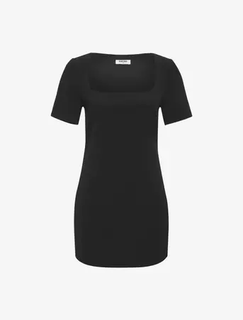 Mod Mini short-sleeve Dress | Black – Rumored