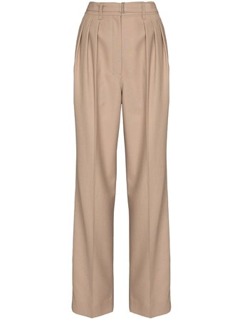 Lemaire 3-Pleats high-rise Tailored Trousers - Farfetch