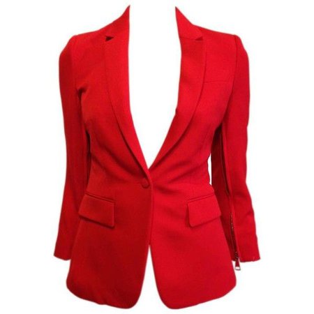 Preowned Givenchy Vermillion Red Blazer – Pesquisa Google