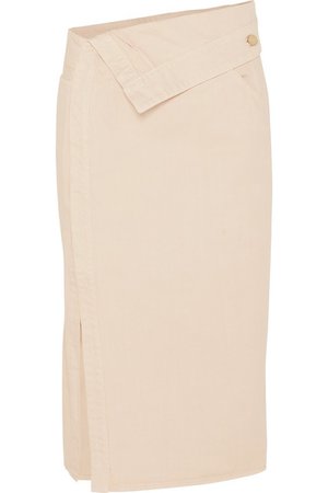 Jacquemus | Folded denim midi skirt | NET-A-PORTER.COM