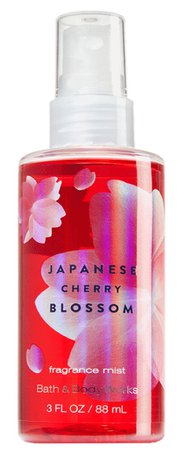 bath and body works mini japanese cherry blossom body spray
