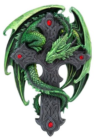 Celtic Cross Wall Hanging Woodland Guardian Plaque Green Dragon Wrapped Around Cross Wall Hanging Celtic Cross Wall Hanging Quilt | ImgSave.me
