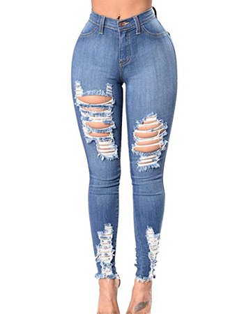 Light ripped jeans